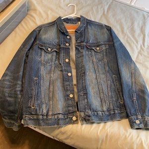 Men’s large denim jacket